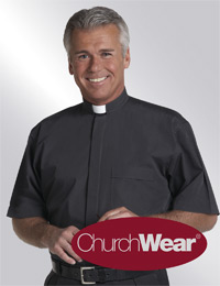 Black SSTAB clergy shirt