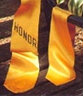 Graduation Stoles, honor cords, ceremonial sash, valedictorian medallions