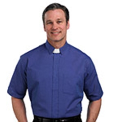 Indigo SSTAB clergy shirt